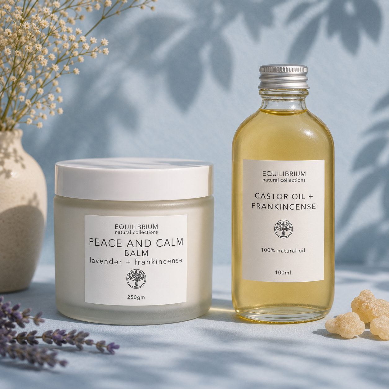 CASTOR OIL & FRANKINCENSE + PEACE AND CALM BALM