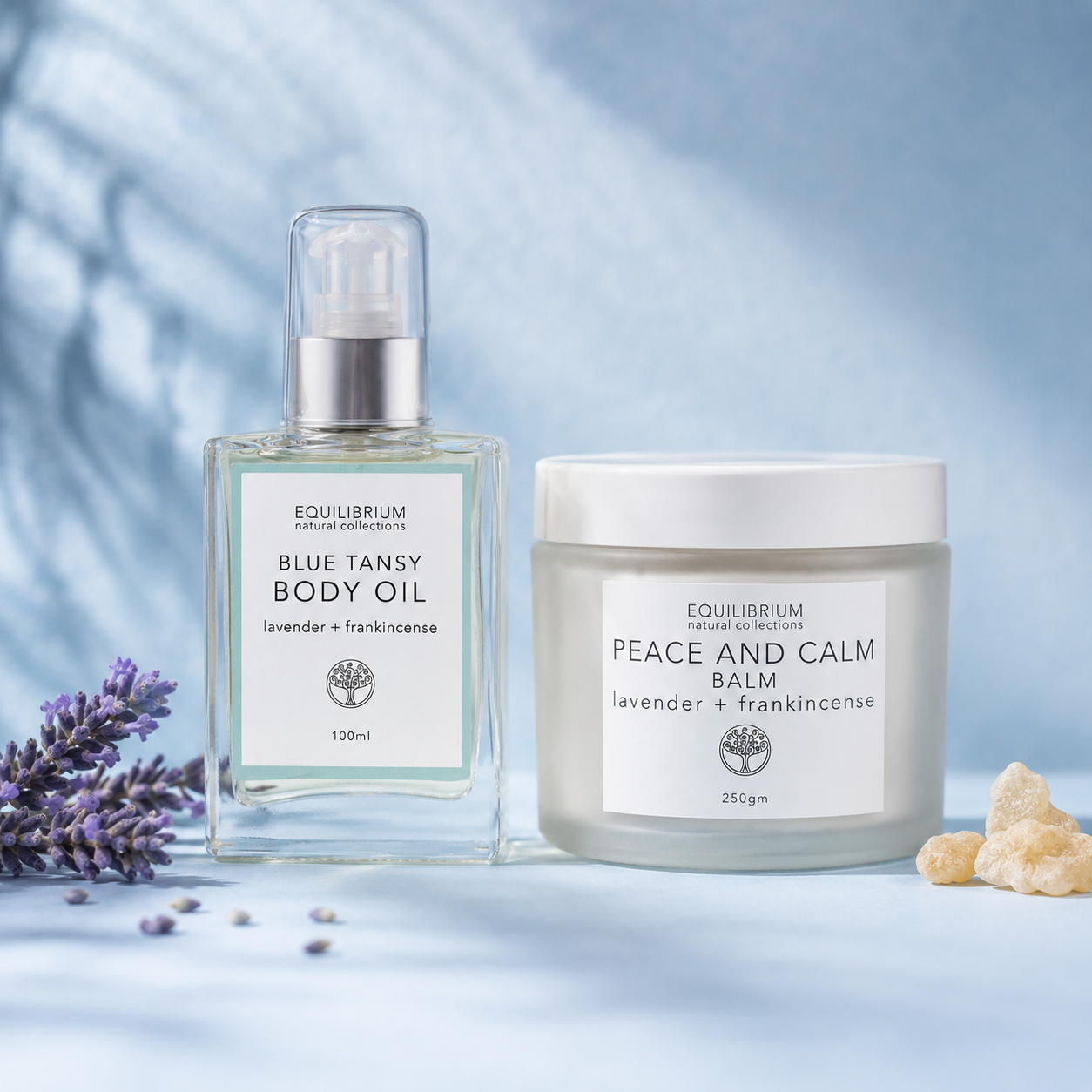 BLUE TANSY BODY OIL + PEACE AND CALM BALM