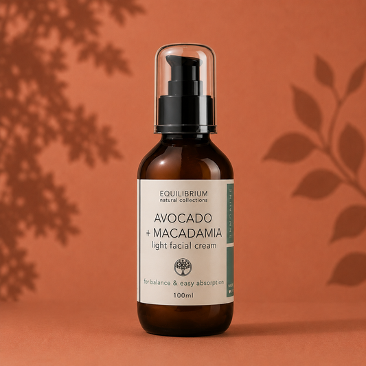 ORGANIC AVOCADO AND MACADAMIA LIGHT FACIAL CREAM 100ML