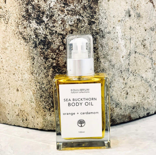 SEA BUCKTHORN BODY OIL ORANGE + CARDAMON 100ML