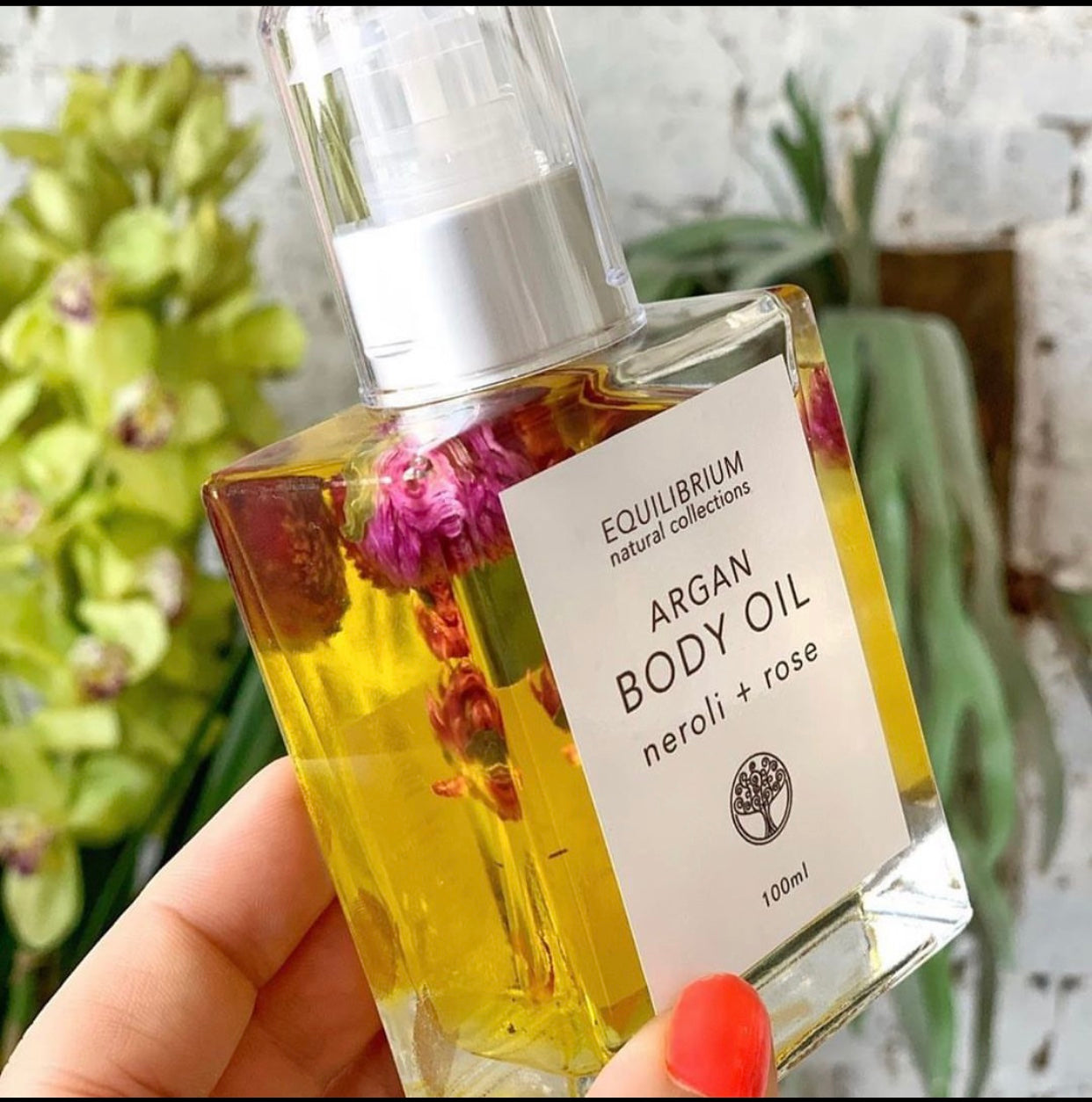 ARGAN BODY OIL ROSE + NEROLI 100ML