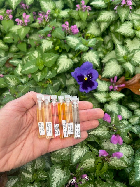 Body Oil Sample Set – Try All 6- 3ml vials