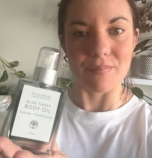 BLUE TANSY BODY OIL LAVENDER + FRANKINCENSE 100ML