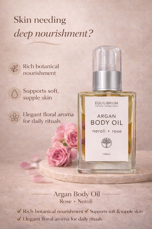 ARGAN BODY OIL ROSE + NEROLI 100ML