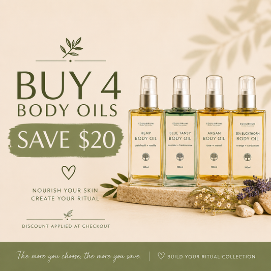 FOUR BODY OILS- SAVE $20