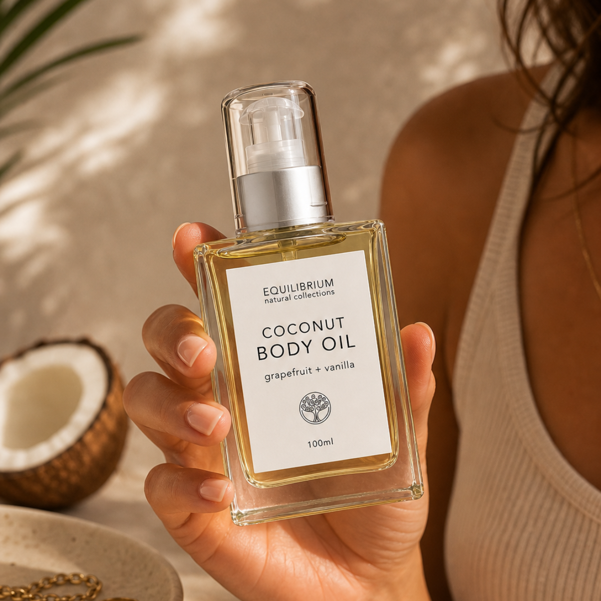 COCONUT BODY OIL GRAPEFRUIT + VANILLA 100ML