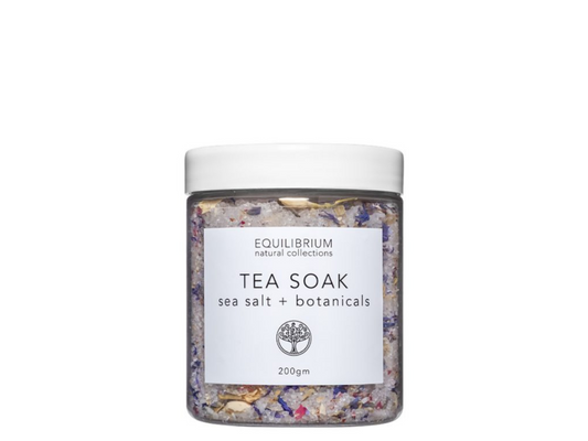 NATURAL TEA SOAK SEA SALT + BOTANICALS 200G