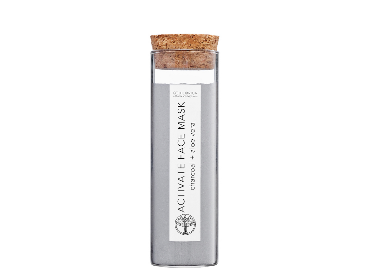 ACTIVATE FACE MASK CHARCOAL + ALOE VERA 65G