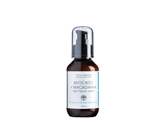ORGANIC AVOCADO AND MACADAMIA LIGHT FACIAL CREAM 100ML