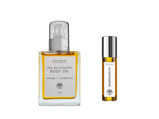 Marrakech body oil + perfume