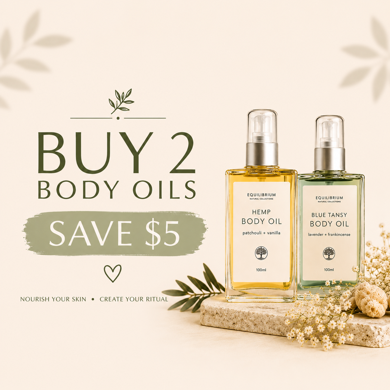 TWO BODY OILS- SAVE $5