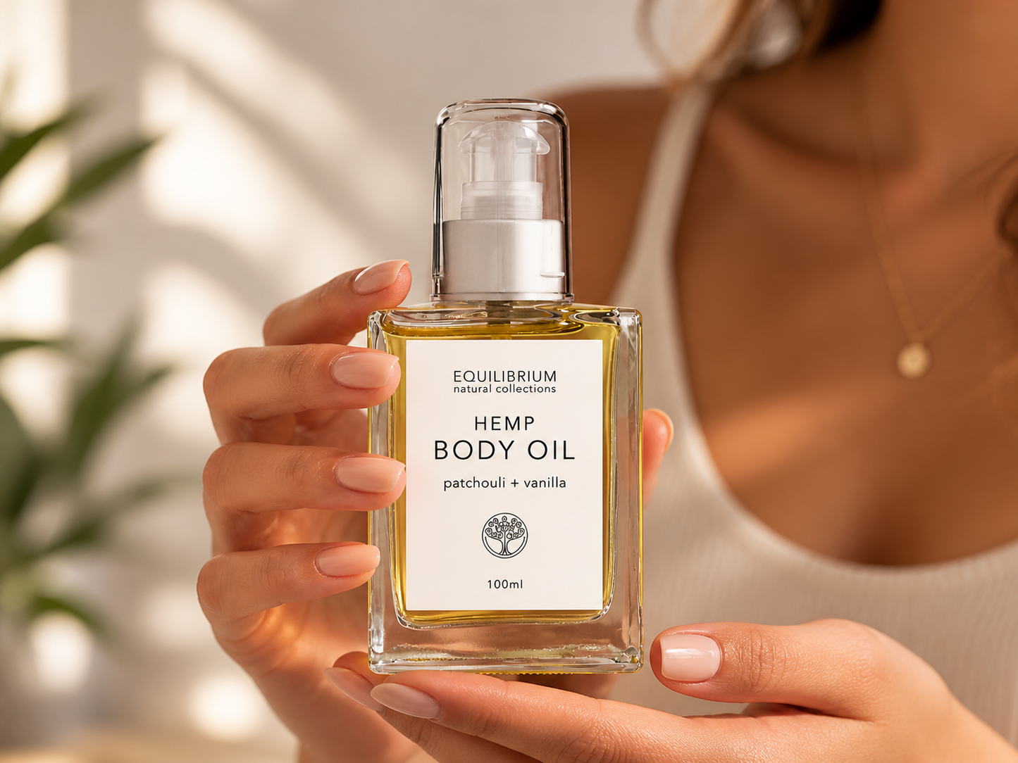 HEMP BODY OIL PATCHOULI + VANILLA 100ML