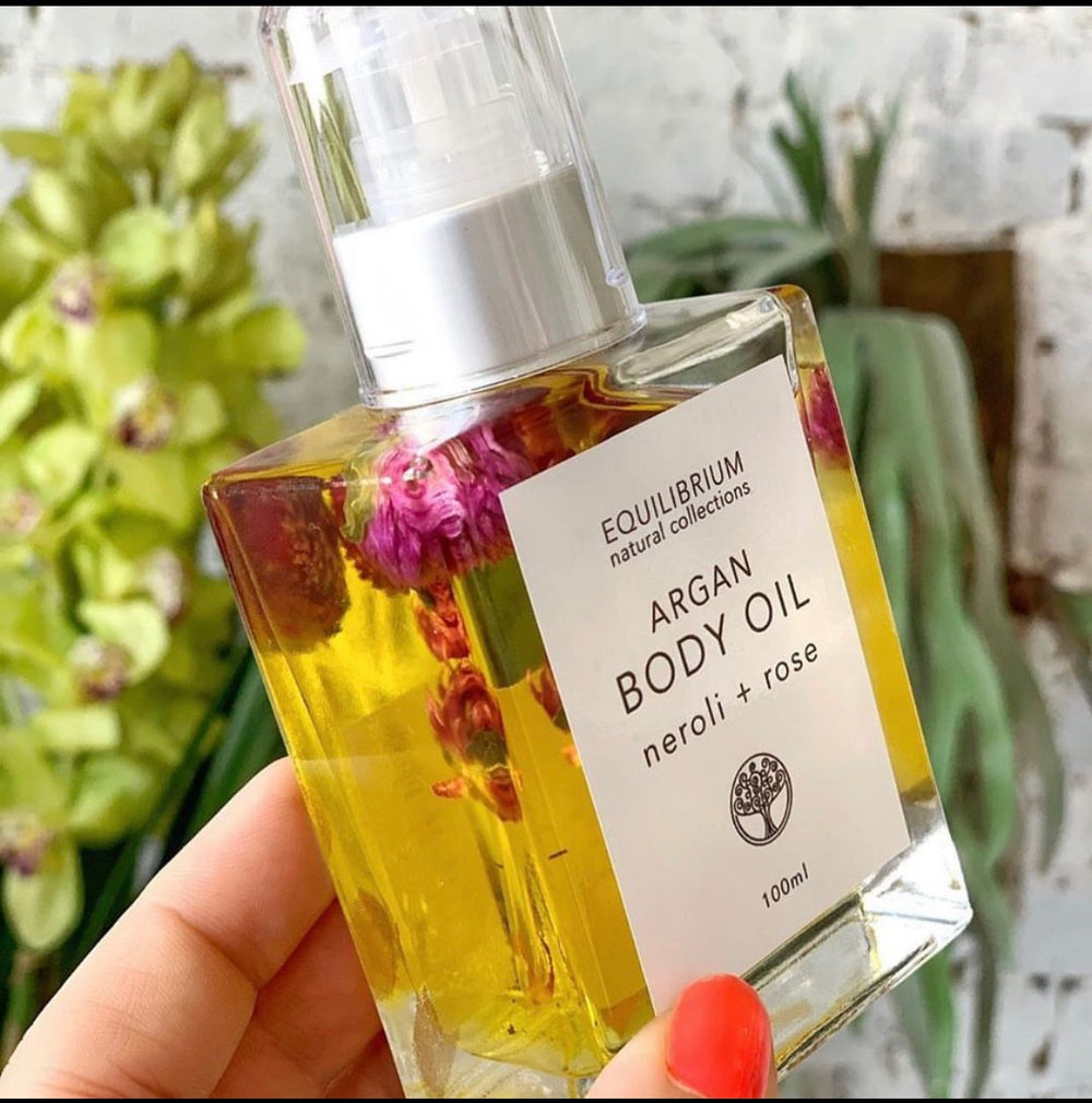 ARGAN BODY OIL ROSE + NEROLI 100ML