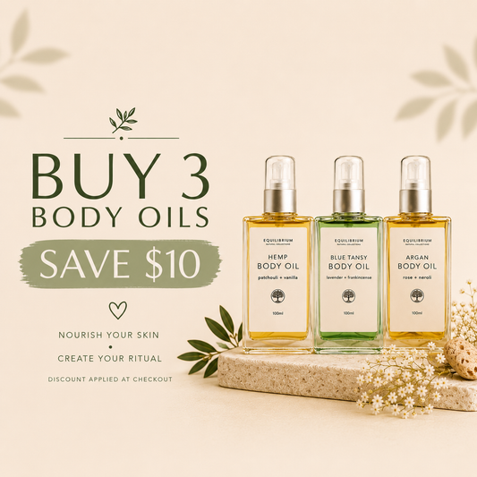 THREE BODY OILS-SAVE $10.00