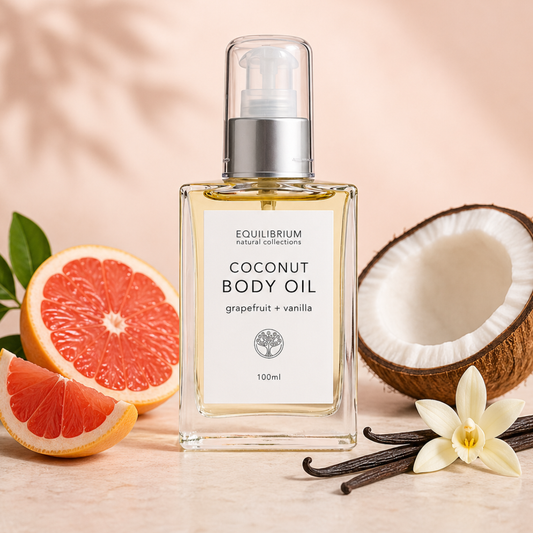 COCONUT BODY OIL GRAPEFRUIT + VANILLA 100ML