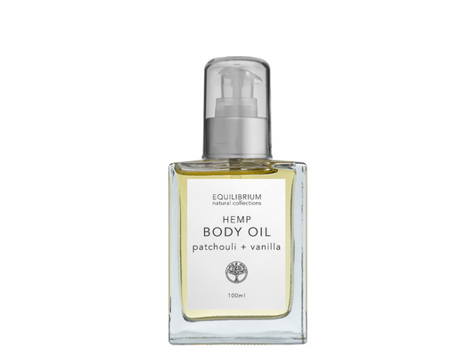 Hemp & Patchouli Body Oil: Revitalize Dry Skin with Australian Crafted Aromatherapy Body Oils